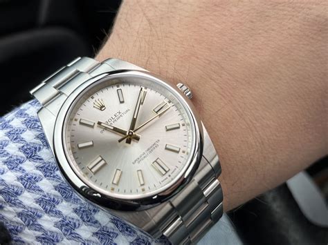 best price on new silver mens rolex watches|rolex op 41 silver.